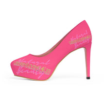 Load image into Gallery viewer, GreenLiving4Life Natural Beauty Pink High Heels - GreenLiving4Life