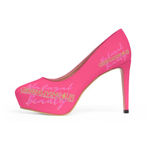 GreenLiving4Life Natural Beauty Pink High Heels - GreenLiving4Life