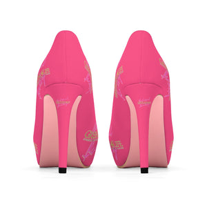 GreenLiving4Life Natural Beauty Pink High Heels - GreenLiving4Life