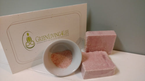 Pink Passion Salt Soap Bar-Scented Cold Processed - GreenLiving4Life