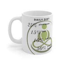 Load image into Gallery viewer, GreenLiving4Life &quot;Daily Diet&quot; Mug 11oz - GreenLiving4Life