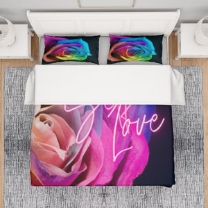 GreenLiving4Life "Self Love" 3 Piece Set Duvet Set - GreenLiving4Life
