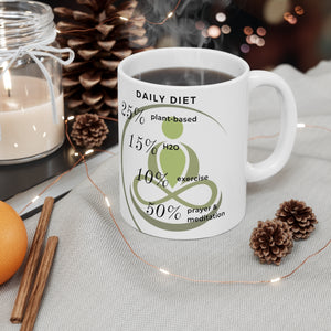 GreenLiving4Life "Daily Diet" Mug 11oz - GreenLiving4Life